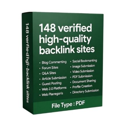 Backlink Sites Directory 2026 – Backlinks Sheet PDF