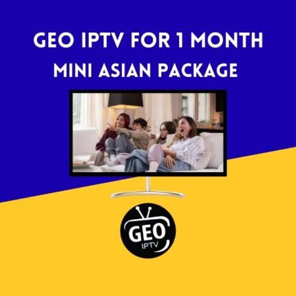GEO IPTV Asian Package 1 Month IPTV subscription