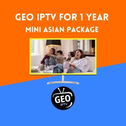 GEO IPTV Asian Package 1 Year IPTV subscription