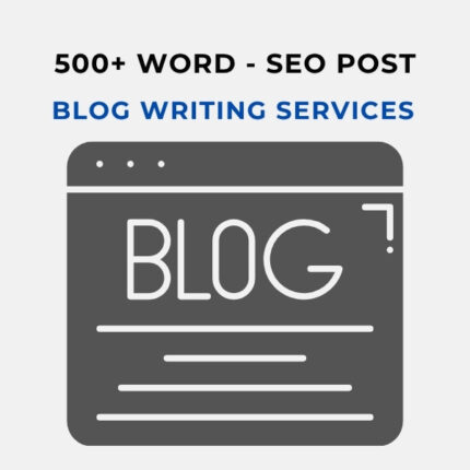 SEO friendly 500 plus word blog post writing service